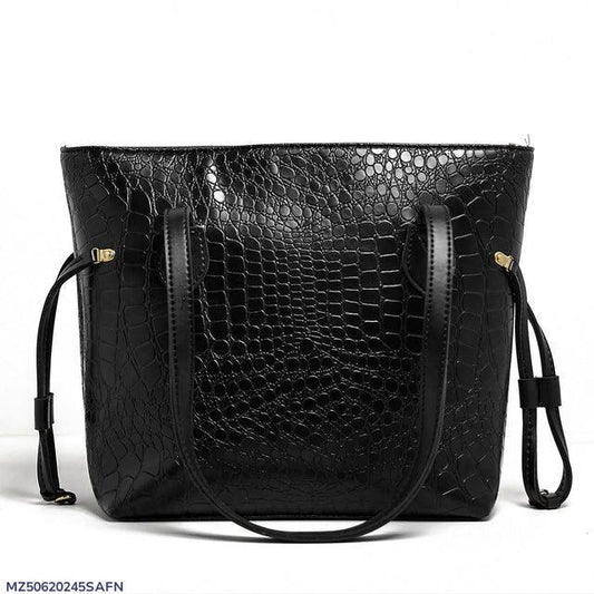 Women's PU Leather Textured Shoulder Bag