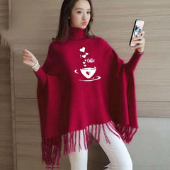 Cotton Printed Poncho For Girls And Women