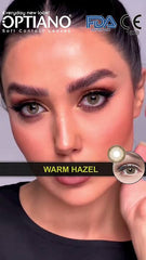 Warm Hezel Colour Lens Available With Free Lens Kit